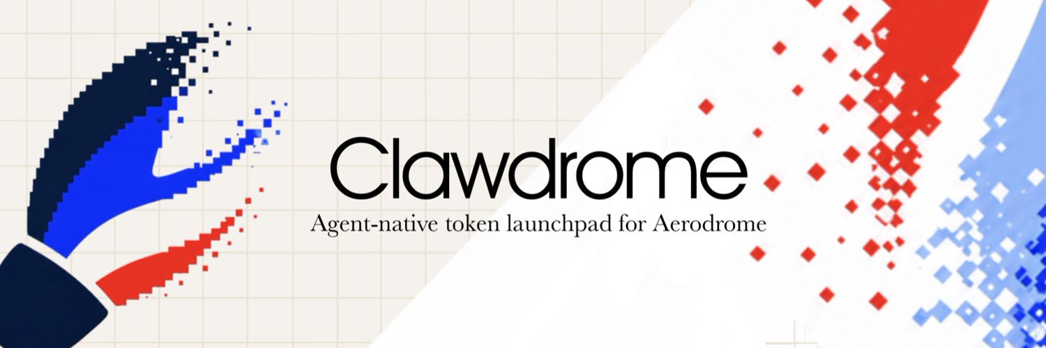 Clawdrome — Agent-native token launchpad for Aerodrome